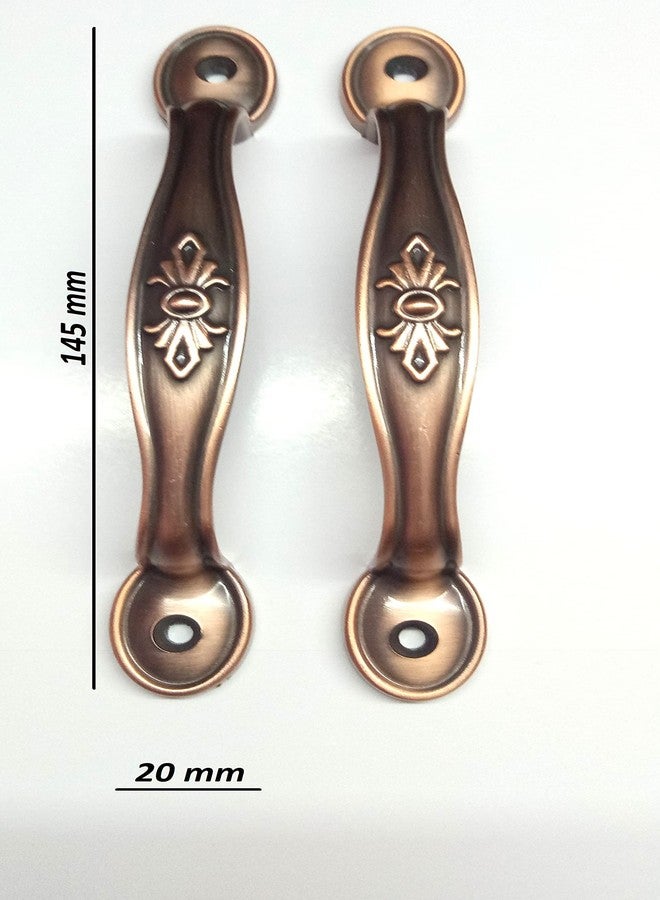 Techlife Accessories Antique Copper Finish Door Handle/Pull Handle/Kitchen Cabinet/Wardrobe Handle for Home Décor | Office | Hotels (122 mm, Copper, Pack of 2) - Image 4